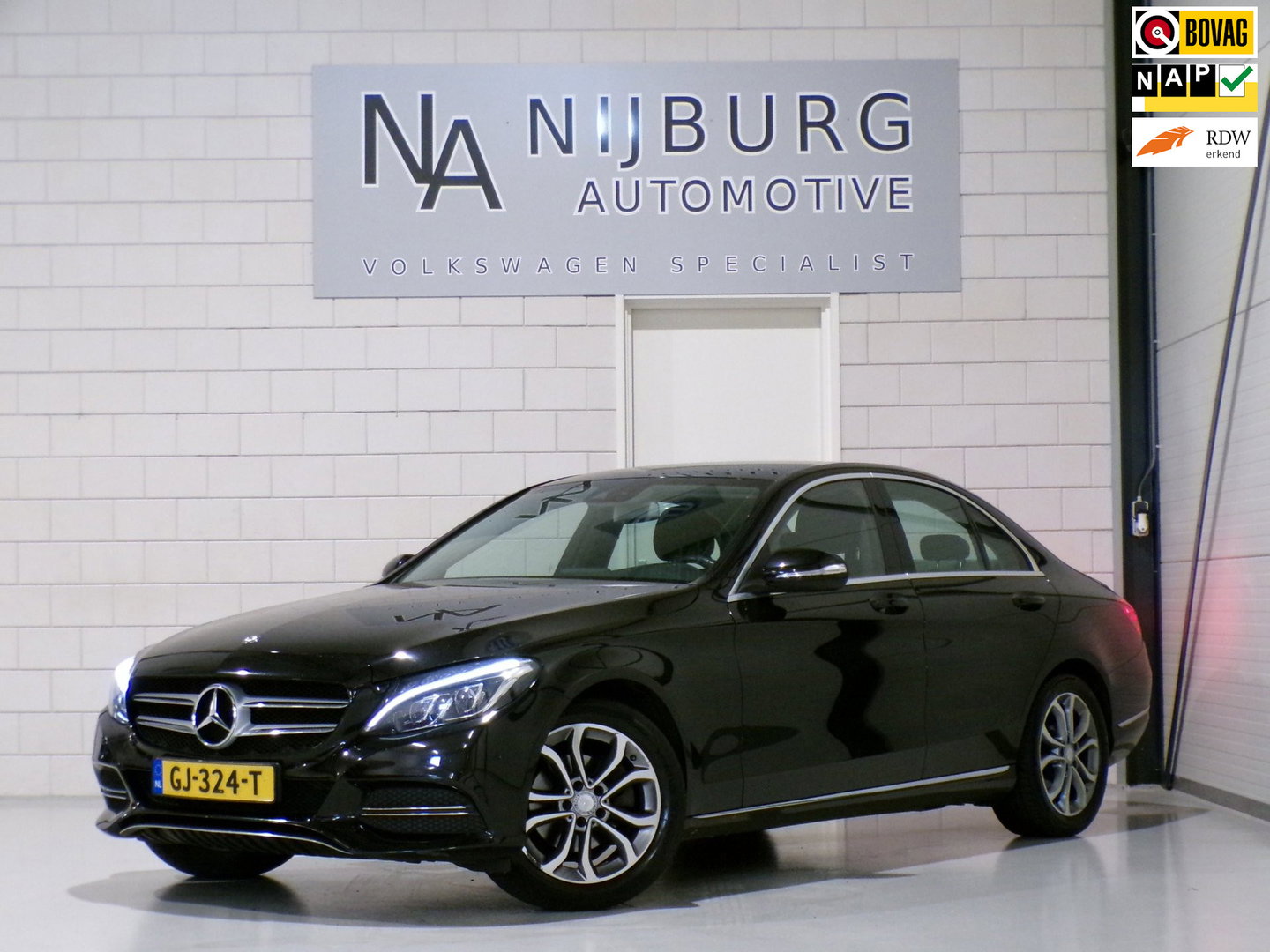 Mercedes-Benz C-Klasse 180 CDI Lease Edition "Origineel NL!" Navigatie Bluetooth Cruise Parkeersensoren Led-koplampen