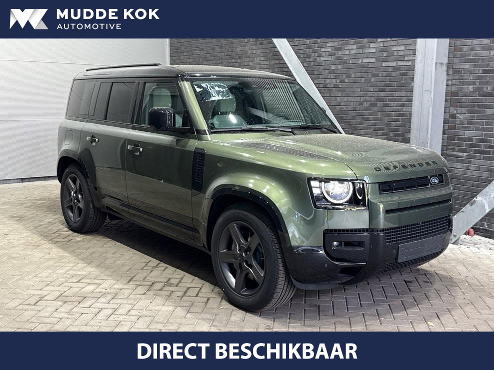 Land Rover Defender 2.0 P300e 110 X-Dynamic SE | Luchtvering | ClearSight | 360° Camera | Panoramadak | Trekhaak | Koelbox | Memory