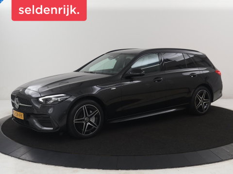 Mercedes-Benz C-Klasse 300e AMG-Line | SOH 97.7 | Leder/alcantara | Adaptive cruise | Memory | 360 camera | Sfeerverlichting | Burnmester | Stoelverwarming | Full LED |
