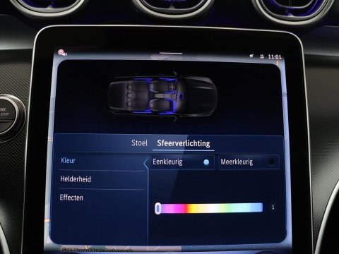 Mercedes-Benz C-Klasse 300e AMG-Line | SOH 97.7 | Leder/alcantara | Adaptive cruise | Memory | 360 camera | Sfeerverlichting | Burnmester | Stoelverwarming | Full LED |