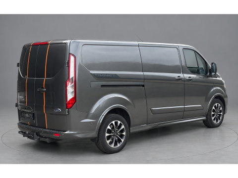 Ford Transit Custom 320 2.0 TDCI L2H1 Sport Camera, Cruise, Carplay, LED, Leder, Stoelverwarming, Automaat, 185pk, Trekhaak, Multimedia, Uniek!