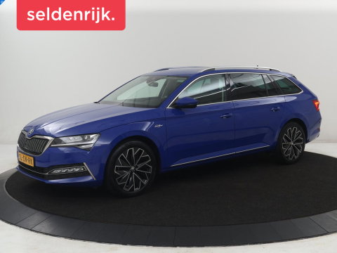 Škoda Superb Combi 1.4 TSI iV Laurin & Klement | SOH 95.8% | Trekhaak | Leder | Virtual Dashboard | Stoelverwarming | Memory | Virtual Dashboard | Park assist | Cruise control | Navigatie | Carplay |