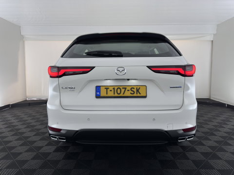 Mazda CX-60 2.5 e-SkyActiv PHEV Exclusive-Line [3-Fase] (Plug-in) (INCL.BTW) Aut. *LEATHER | HEAD-UP | FULL-LED | BLINDSPOT | HEATED/COOLD-COMFORTSEATS | MEMORY-PACK | DIGI-COCKPIT | KEYLESS | DAB | NAVI-FULLMAP | CAMERA | CARPLAY | SHIFTPADDLES*