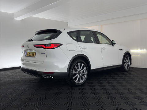 Mazda CX-60 2.5 e-SkyActiv PHEV Exclusive-Line [3-Fase] (Plug-in) (INCL.BTW) Aut. *LEATHER | HEAD-UP | FULL-LED | BLINDSPOT | HEATED/COOLD-COMFORTSEATS | MEMORY-PACK | DIGI-COCKPIT | KEYLESS | DAB | NAVI-FULLMAP | CAMERA | CARPLAY | SHIFTPADDLES*