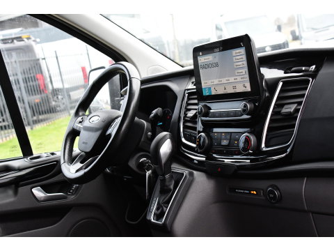 Ford Transit Custom 300 2.0 TDCI L2H1 DC Raptor Edition Limited Camera, Cruise, Carplay, 130pk, Automaat, Sensoren, Multimedia, 2 x Schuifdeur, UNIEK!