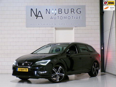 SEAT Leon ST 1.4 EcoTSI FR "Automaat" Apple-Carplay Stoelverwarming Android-Auto Drive-mode 19"Velgen Full-LED Parkeersensoren