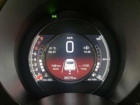 Fiat 500 1.2 Sport | Airconditioning | Bluetooth | Cruise Control | Donkere Hemel |