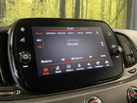 Fiat 500 1.2 Sport | Airconditioning | Bluetooth | Cruise Control | Donkere Hemel |