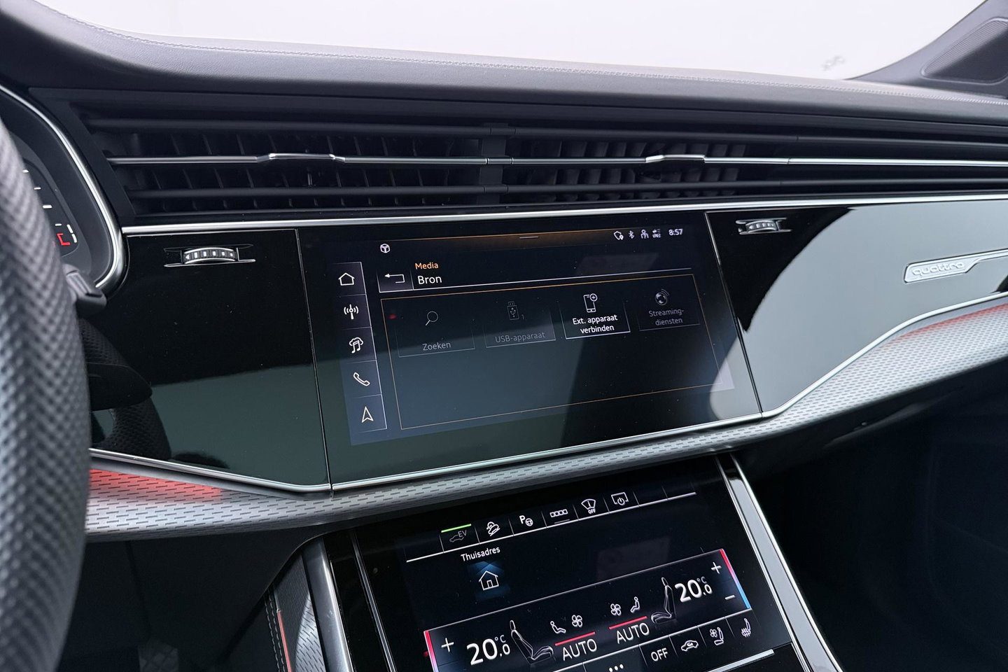 Audi Q7 60 TFSI e quattro Pro Line S Competition | FACELIFT | Schuifdak | B&O | 4-wiel Besturing | Trekhaak | 22 Inch | Laser LED