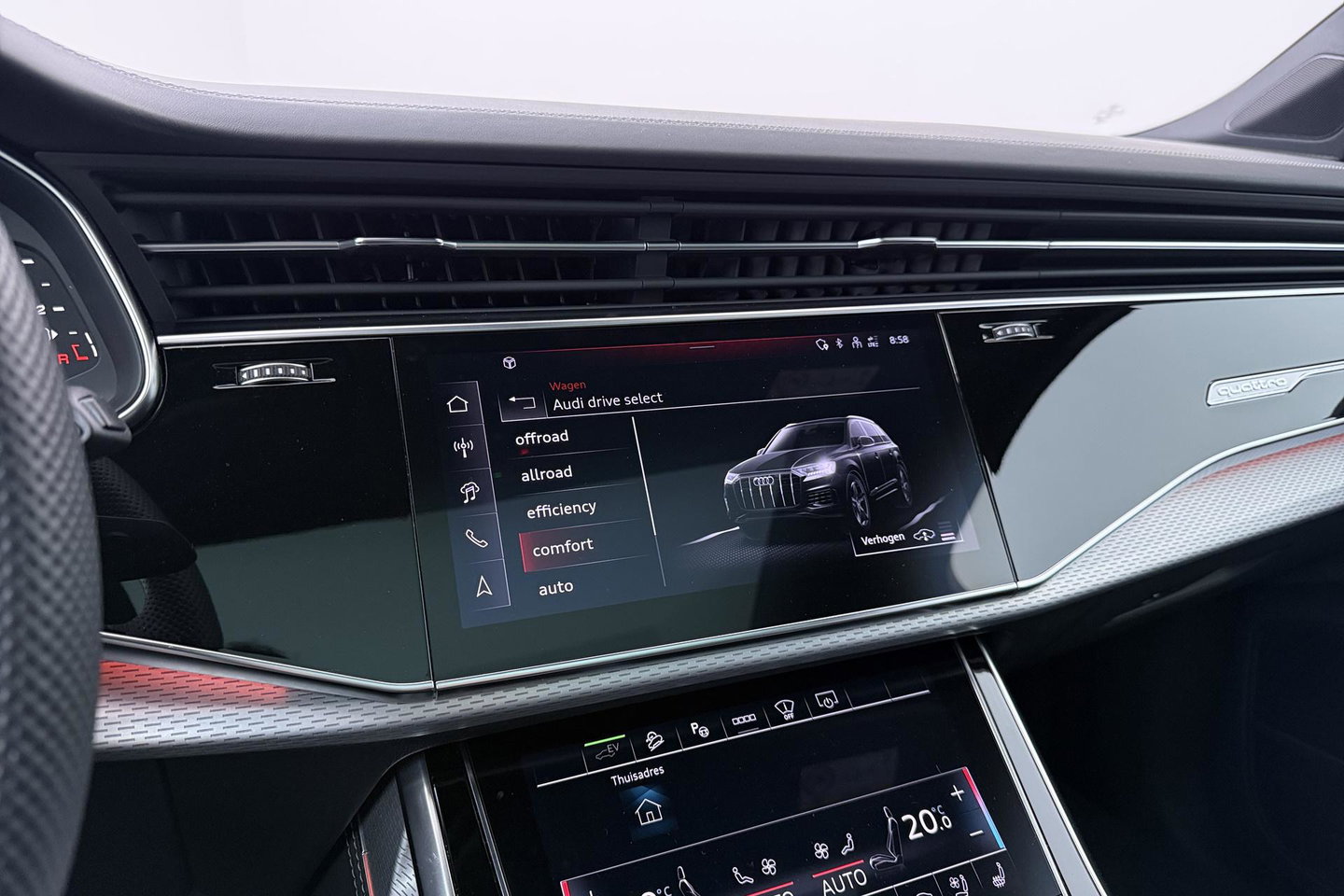 Audi Q7 60 TFSI e quattro Pro Line S Competition | FACELIFT | Schuifdak | B&O | 4-wiel Besturing | Trekhaak | 22 Inch | Laser LED