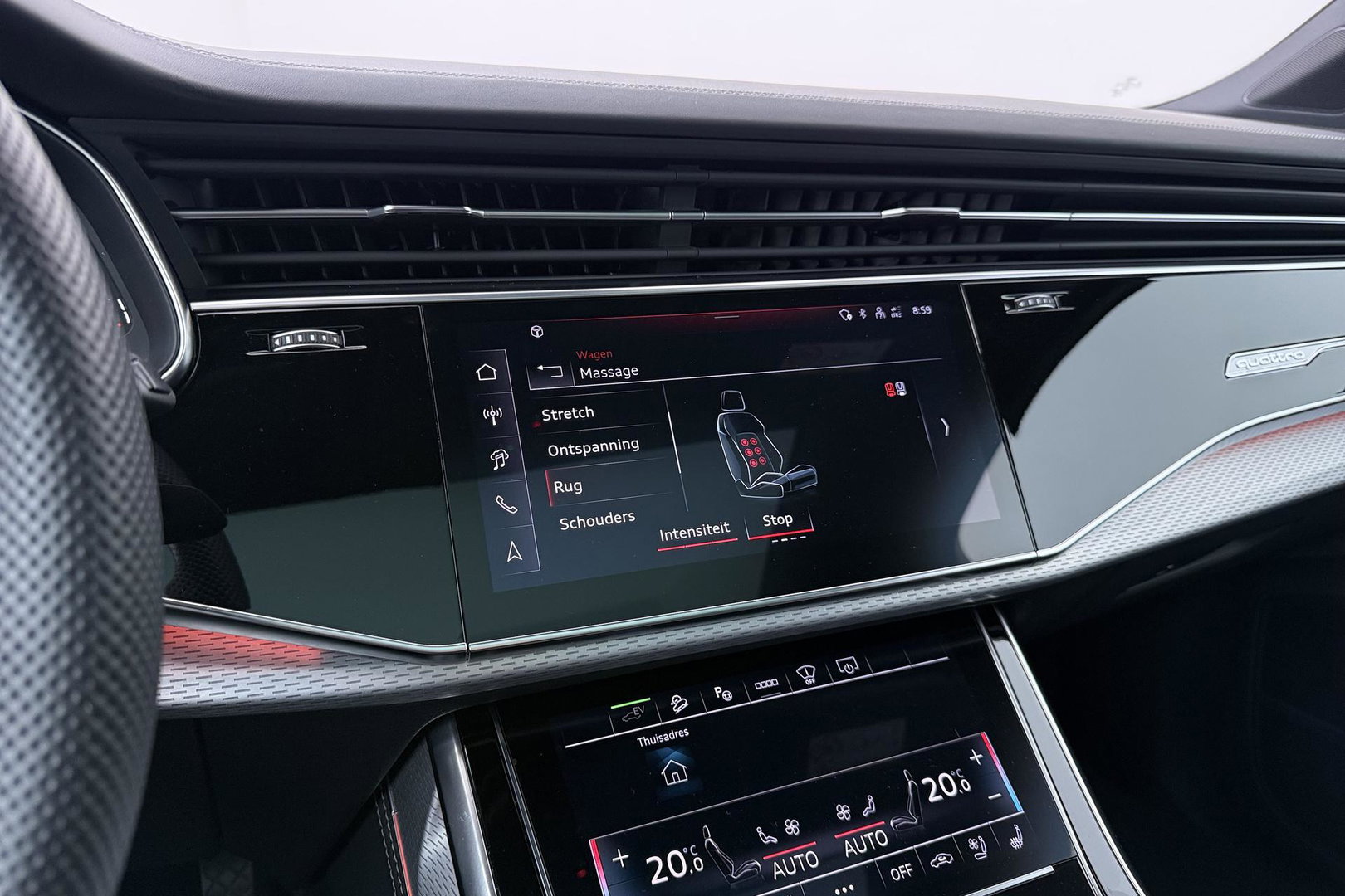 Audi Q7 60 TFSI e quattro Pro Line S Competition | FACELIFT | Schuifdak | B&O | 4-wiel Besturing | Trekhaak | 22 Inch | Laser LED