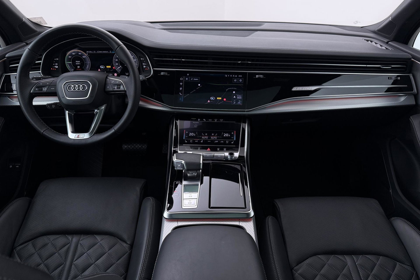 Audi Q7 60 TFSI e quattro Pro Line S Competition | FACELIFT | Schuifdak | B&O | 4-wiel Besturing | Trekhaak | 22 Inch | Laser LED