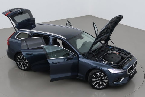 Volvo V60 T6 Plus Bright | Harman/Kardon | Trekhaak | 360° Camera | BLIS | Stoel+Stuurverwarming | Memory | Keyless | ACC