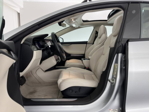 Tesla Model S 100D Aut. *PANO | LEATHER | AIRSUSPENION | FULL-LED | NAVI-FULLMAP | KEYLESS | HEATED-SPORTSEATS | DIGI-COCKPIT | CAMERA | 19"ALU*