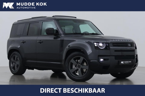 Land Rover Defender 110 P300e X-Dynamic HSE | MY26 | Luchtvering | Stoelventilatie | Trekhaak | 360° Camera | Meridian | Stoel+Stuurverwarming | ACC
