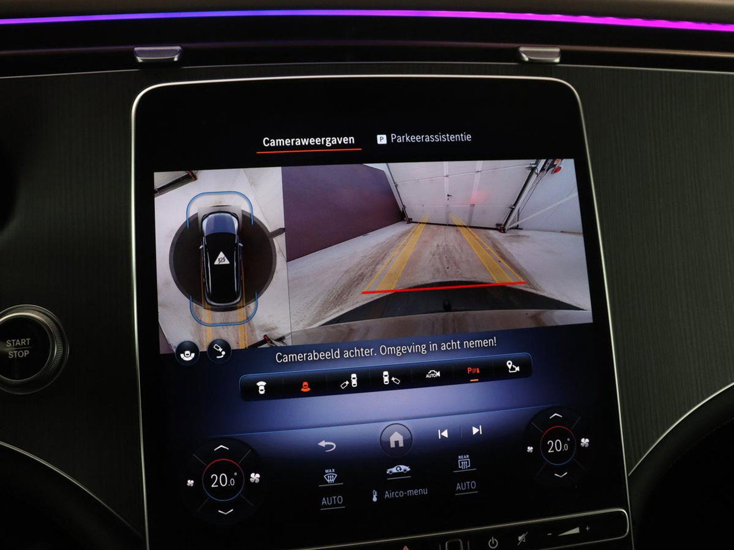 Mercedes-Benz EQE SUV 350 4Matic AMG Line 91 kWh | 97.1% | Panoramadak | Trekhaak | Head up | 360 camera | Adaptive cruise | Stoelkoeling | Memory |