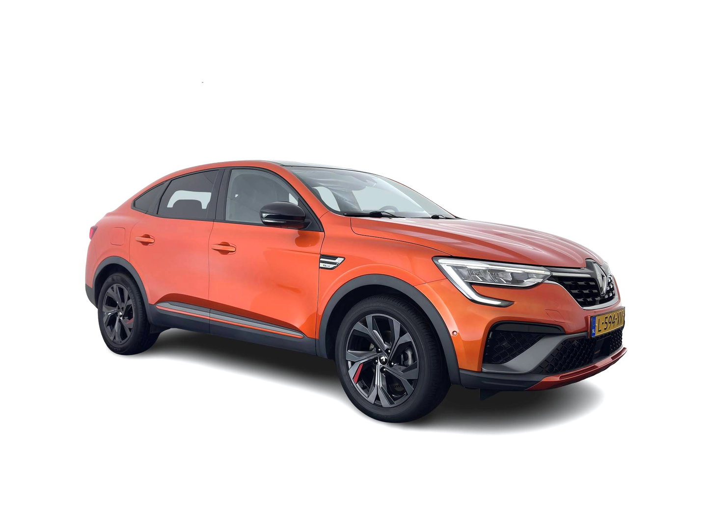 Renault Arkana 1.6 E-Tech Hybrid 145 R.S. Line (INCL-BTW) Aut. *LEATHER | FULL-LED | BLINDSPOT | CAMERA | BOSE-AUDIO | HEATED-SPORTSEATS | KEYLESS | AMBIENTLIGHT | DIGI-COCKPIT | PRIVACY-GLASS | NAVI-FULLMAP | ECC | ADAPTIVE-CRUISE | 18"A