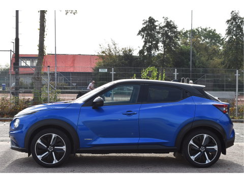 Nissan Juke 1.6 Hybrid N-Design 143 pk Technology Pack Two-Tone | NL-Auto | 1ste eigenaar | BOSE | Keyless | Trekhaak | 360 gr.camera | Full LED