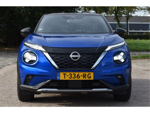 Nissan Juke 1.6 Hybrid N-Design 143 pk Technology Pack Two-Tone | NL-Auto | 1ste eigenaar | BOSE | Keyless | Trekhaak | 360 gr.camera | Full LED