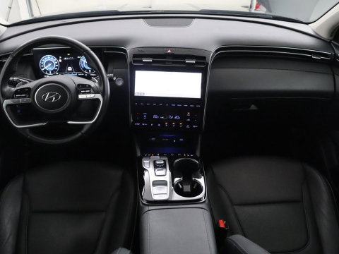 Hyundai Tucson 1.6 T-GDI HEV Premium | Leder | Stoelkoeling | Trekhaak | 360 camera | Adaptive cruise | Carplay | Krell Sound | Memory | Stuur/stoelverwarming |
