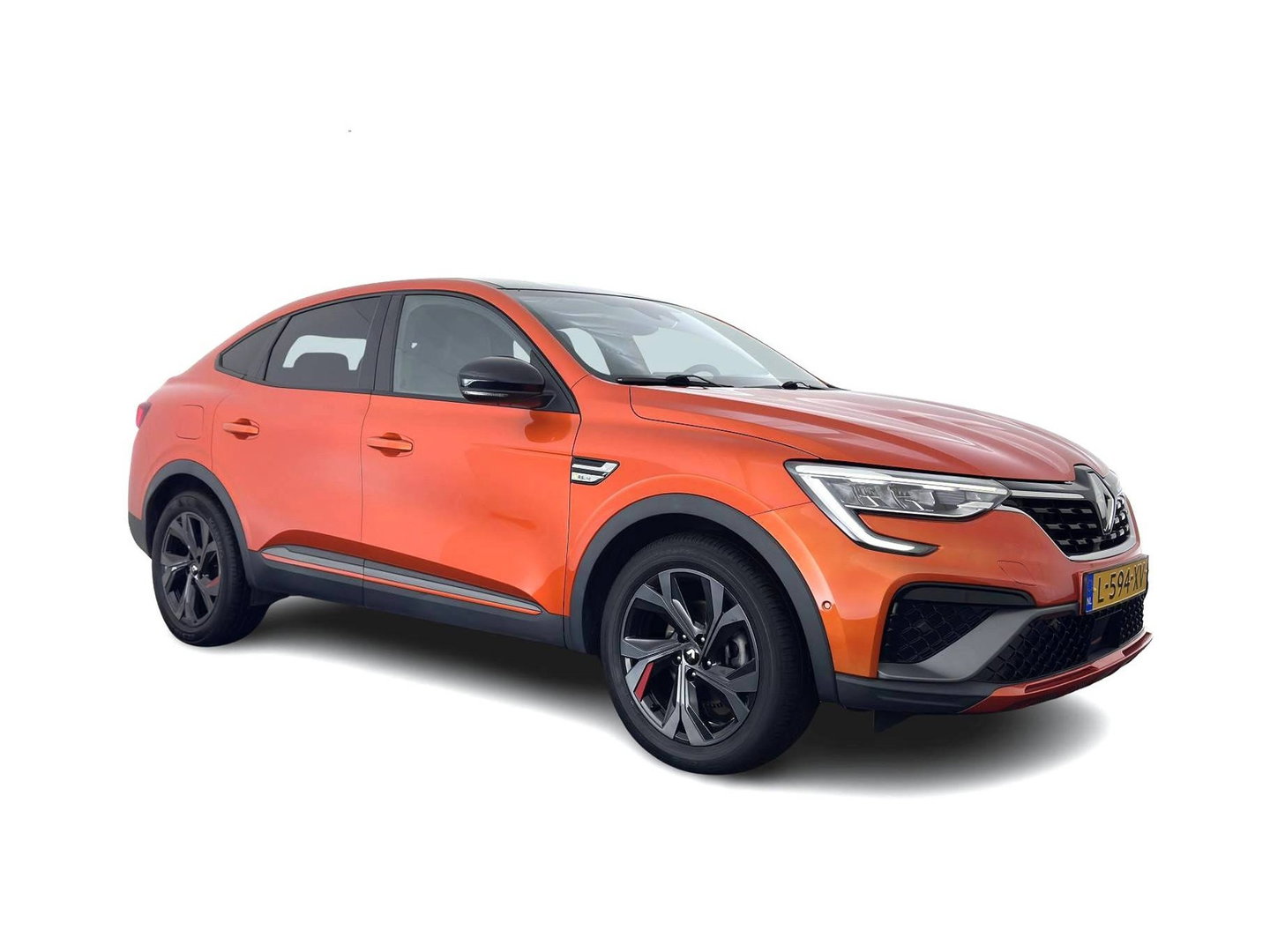 Renault Arkana 1.6 E-Tech Hybrid 145 R.S. Line (INCL-BTW) Aut. *LEATHER | FULL-LED | BLINDSPOT | CAMERA | BOSE-AUDIO | HEATED-SPORTSEATS | KEYLESS | AMBIENTLIGHT | DIGI-COCKPIT | PRIVACY-GLASS | NAVI-FULLMAP | ECC | ADAPTIVE-CRUISE | 18"A