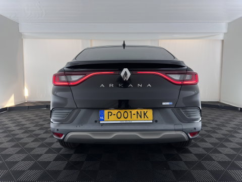 Renault Arkana 1.6 E-Tech Hybrid 145 Intens (INCL-BTW) *AUT | LEATHER-MICROFIBRE | FULL-LED | DIGI-COCKPIT | LANE-ASSIST | BLIND-SPOT | NAVI-FULLMAP | AMBIENT-LIGHT | CAMERA | KEYLESS | DAB+ | COMFORT-SEATS | PRVACY-GLASS | 18''ALU*
