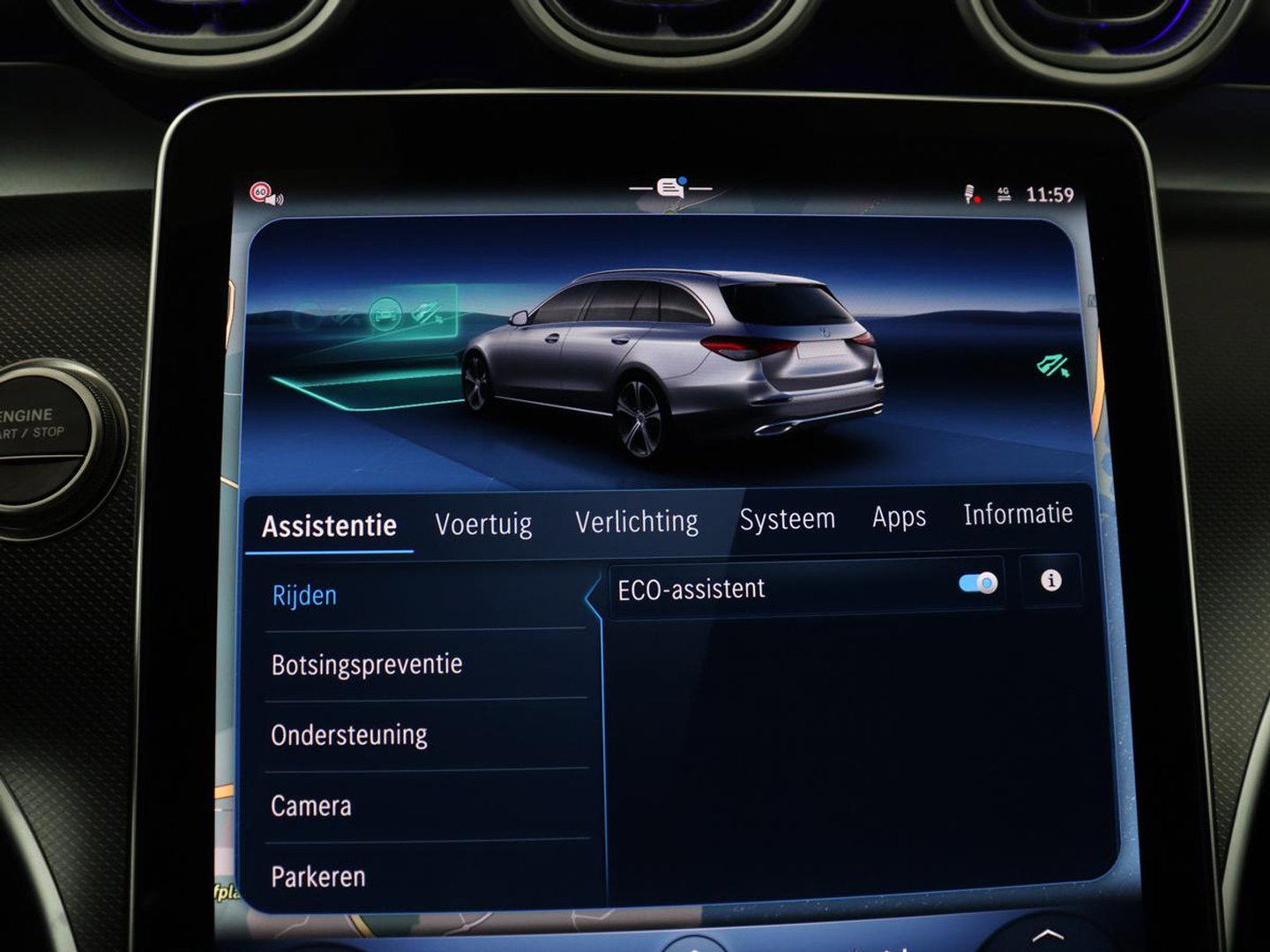 Mercedes-Benz C-Klasse 300 E Estate Avantgarde | SOH 97.6% | 360 camera | Adaptive cruise | Memory | Stoelverwarming | Sfeerverlichting | Carplay | Full LED |