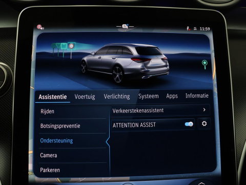 Mercedes-Benz C-Klasse 300 E Estate Avantgarde | SOH 97.6% | 360 camera | Adaptive cruise | Memory | Stoelverwarming | Sfeerverlichting | Carplay | Full LED |