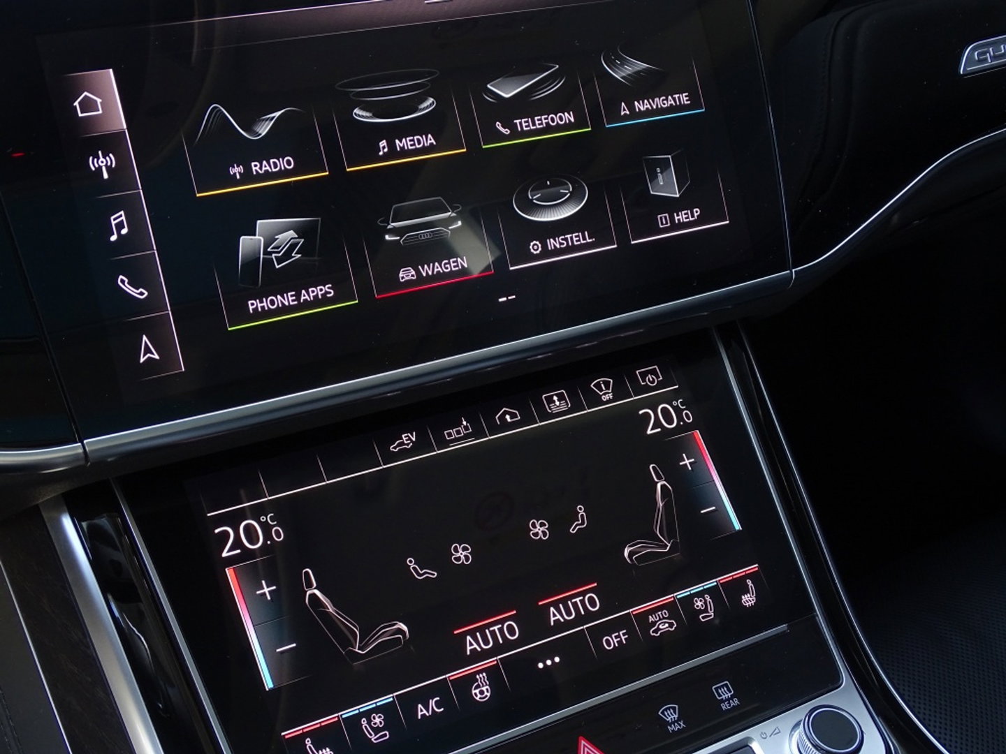 Audi A8 60 TFSie Lang 449PK S-line / B&O / TV's / Alcanatara / Softclose / Massage