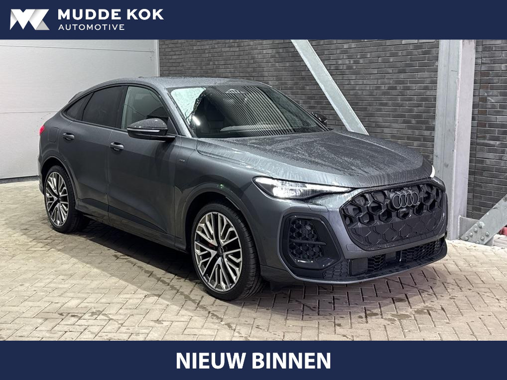 Audi Q5 S edition Competition Quattro | Passenger Display | B&O | Luchtvering | Panoramadak | Trekhaak | 360° Camera | 21 Inch | ACC
