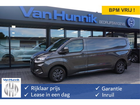 Ford Transit Custom 320L 218PK 71KWH Limited Elektrisch AUT BPM VRIJ!! Navi, ACC, 360° Cam, 17" LM, Trekhaak!! NR. EC32
