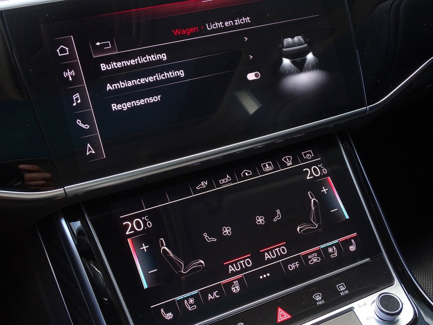 Audi A8 60 TFSie Lang 449PK S-line / B&O / TV's / alcanatara / softclose / massage / 360°
