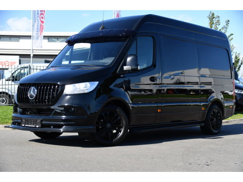 Mercedes-Benz Sprinter 314 2.2 CDI L2H2 RWD Black Edition Camera, Cruise, Carplay, Bearlock, Multimedia, Stoelverwarming, Betimmering, Uniek!