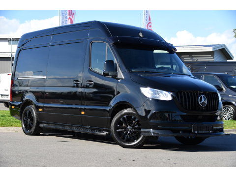 Mercedes-Benz Sprinter 314 2.2 CDI L2H2 RWD Black Edition Camera, Cruise, Carplay, Bearlock, Multimedia, Stoelverwarming, Betimmering, Uniek!