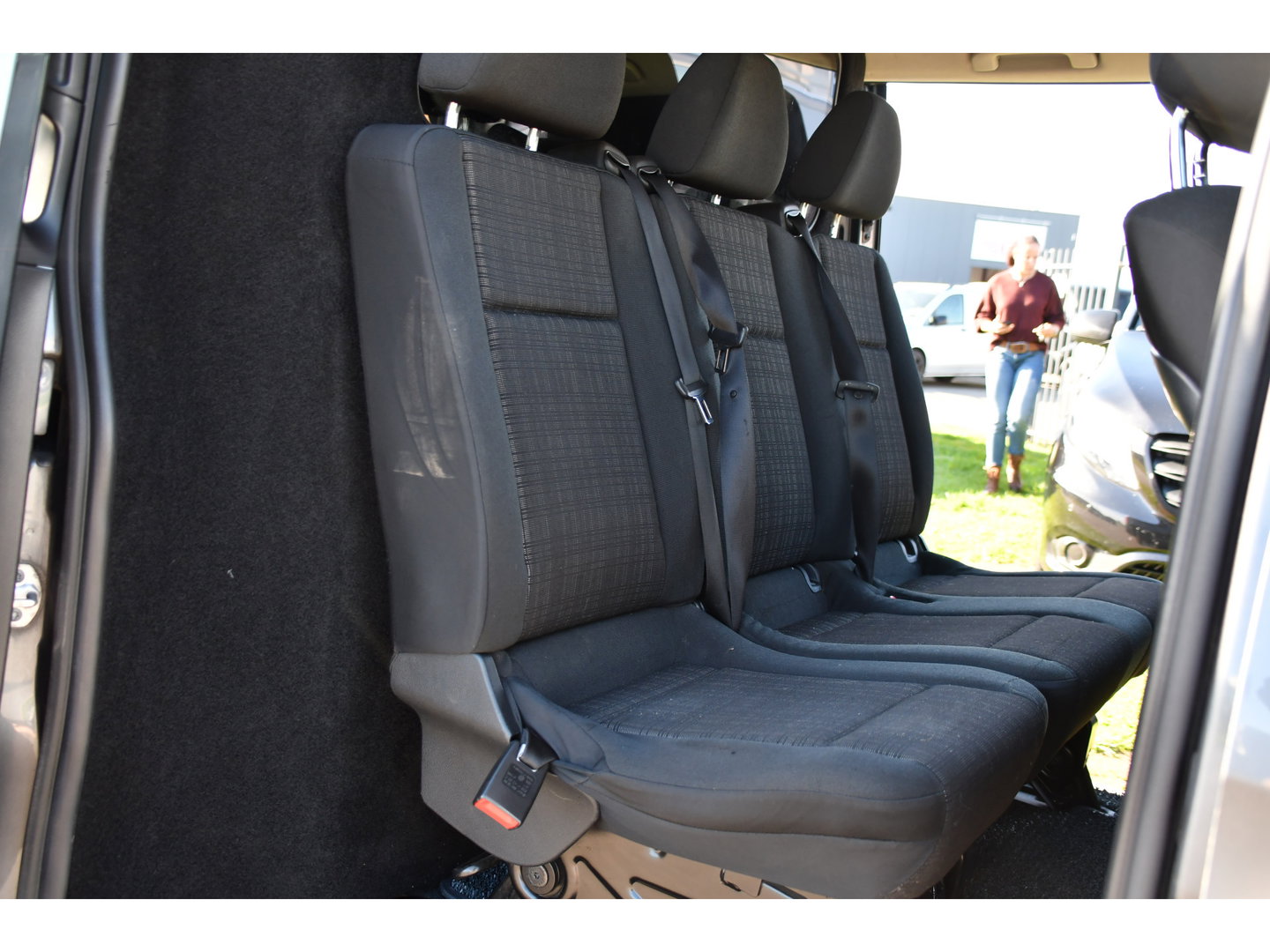 Mercedes-Benz Vito 114 CDI Lang DC AMG Edition Camera, Cruise, LED, 2 x Schuifdeur, Automaat, Trekhaak, NAVI, Uniek!
