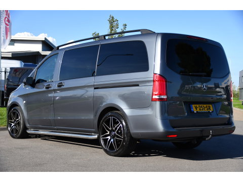 Mercedes-Benz Vito 114 CDI Lang DC AMG Edition Camera, Cruise, LED, 2 x Schuifdeur, Automaat, Trekhaak, NAVI, Uniek!