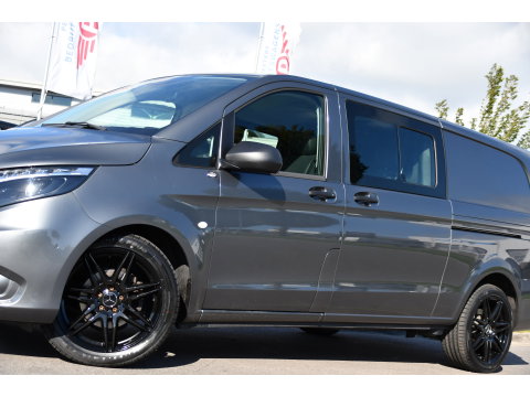 Mercedes-Benz Vito 190pk CDI L3 DC PB Edition Camera, Cruise, Carplay, LED, 2 x Schuifdeur, Automaat, Multimedia, Leder, Uniek!