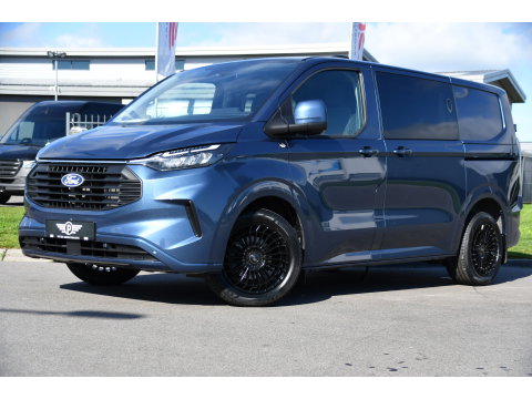 Ford Transit Custom 300 2.0 TDCI L1H1 DC Limited PB Edition Adaptieve Cruise, Camera, Carplay, LED, Stoelverwarming, 2 x Schuifdeur, Automaat, Stuurverwarming, Trekhaak, 170pk, Uniek!