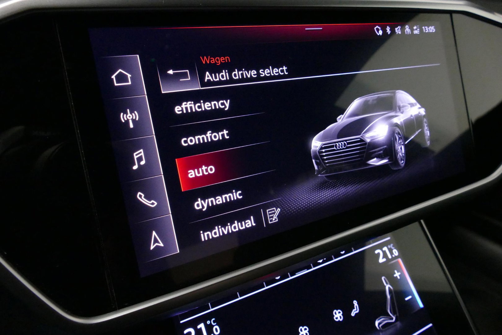 Audi A7 Sportback 50 TFSI e quattro Pro Line S / S Line / Rondomzichtcamera / Stoelverwarming / Apple Carplay - Android Auto / LED koplampen / 4-zone climatronic / Achteruitrijcamera / Grootlichtassistent / 20'' LMV / Adaptive Cruise Control / Sportonderstel