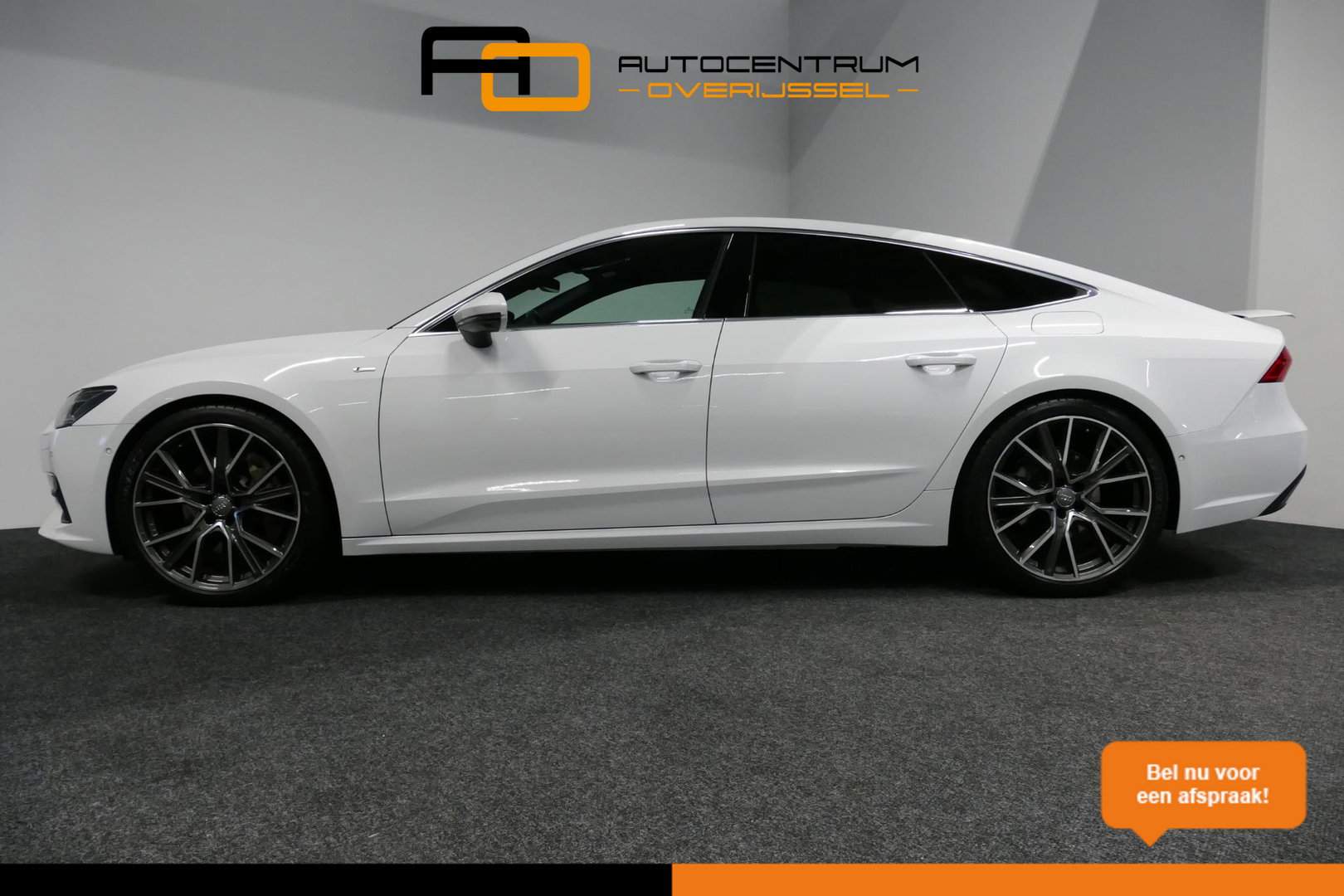 Audi A7 Sportback 50 TFSI e quattro Pro Line S / S Line / Rondomzichtcamera / Stoelverwarming / Apple Carplay - Android Auto / LED koplampen / 4-zone climatronic / Achteruitrijcamera / Grootlichtassistent / 20'' LMV / Adaptive Cruise Control / Sportonderstel