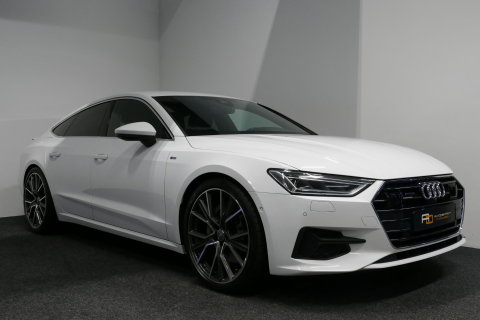 Audi A7 Sportback 50 TFSI e quattro Pro Line S / S Line / Rondomzichtcamera / Stoelverwarming / Apple Carplay - Android Auto / LED koplampen / 4-zone climatronic / Achteruitrijcamera / Grootlichtassistent / 20'' LMV / Adaptive Cruise Control / Sportonderstel