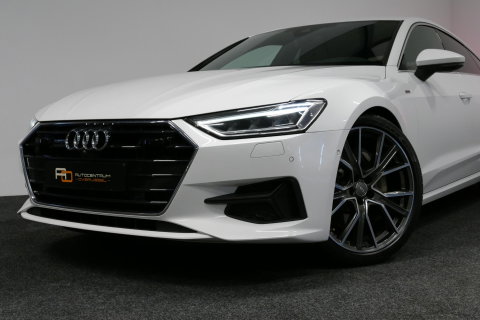 Audi A7 Sportback 50 TFSI e quattro Pro Line S / S Line / Rondomzichtcamera / Stoelverwarming / Apple Carplay - Android Auto / LED koplampen / 4-zone climatronic / Achteruitrijcamera / Grootlichtassistent / 20'' LMV / Adaptive Cruise Control / Sportonderstel