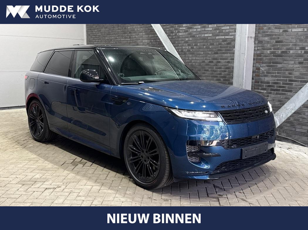 Land Rover Range Rover Sport P460e Dynamic HSE | SV Petrolix Blue | 23 Inch | Meridian Surround | ClearSight | Koelbox | Panoramadak | Trekhaak