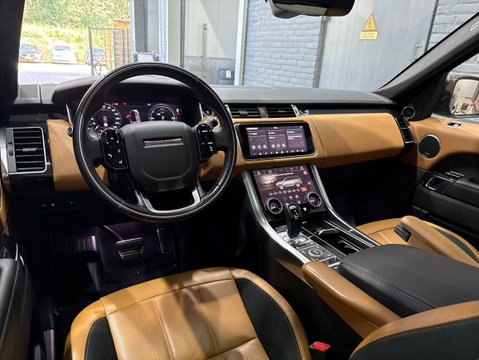 Land Rover Range Rover Sport P400e HSE | Luchtvering | Black Pack | Meridian | 360° Camera | Panoramadak | Ventilatiestoelen | Keyless | 21 Inch