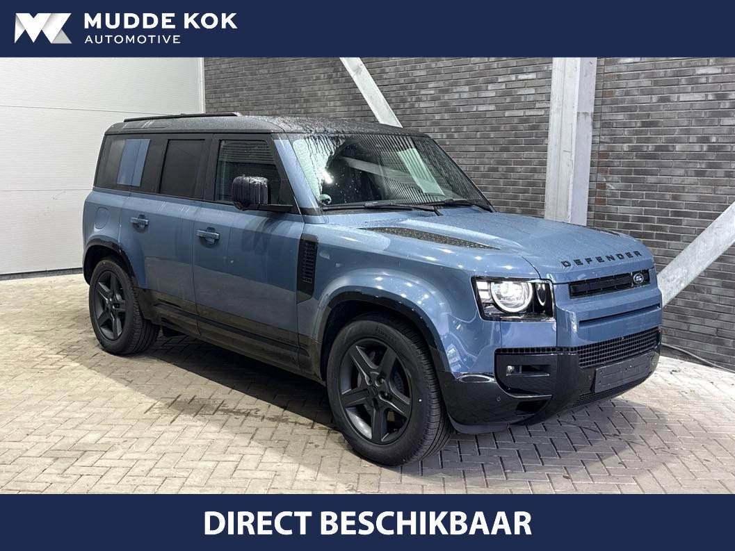 Land Rover Defender 110 P300e X-Dynamic SE | FACELIFT | Luchtvering | ClearSight | Black Pack | Panoramadak | Trekhaak | 360° Camera | Koelbox | ACC