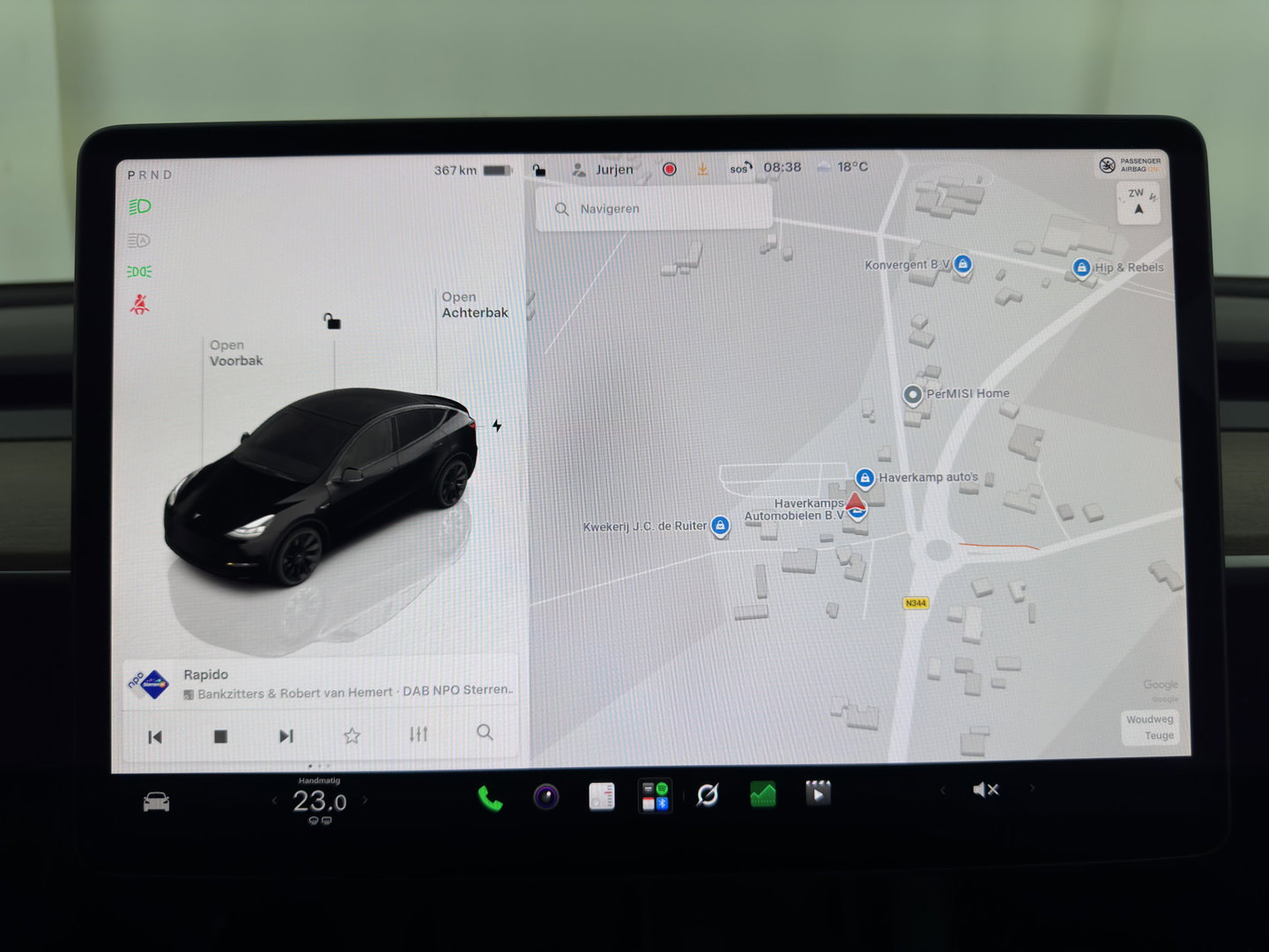 Tesla Model Y Long Range AWD 75 kWh (3-Fase-11kW) {SoH-87%} (INCL-BTW) Aut. *PANO | AUTO-PILOT | LEATHER | NAVI-FULLMAP | MATRIX-LED | KEYLESS | CAMERA | DAB+ | HEATED-COMFORTSEATS | PRIVACYGLASS | TOPVIEW | 20''ALU*