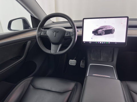 Tesla Model Y Long Range AWD 75 kWh (3-Fase-11kW) {SoH-87%} (INCL-BTW) Aut. *PANO | AUTO-PILOT | LEATHER | NAVI-FULLMAP | MATRIX-LED | KEYLESS | CAMERA | DAB+ | HEATED-COMFORTSEATS | PRIVACYGLASS | TOPVIEW | 20''ALU*