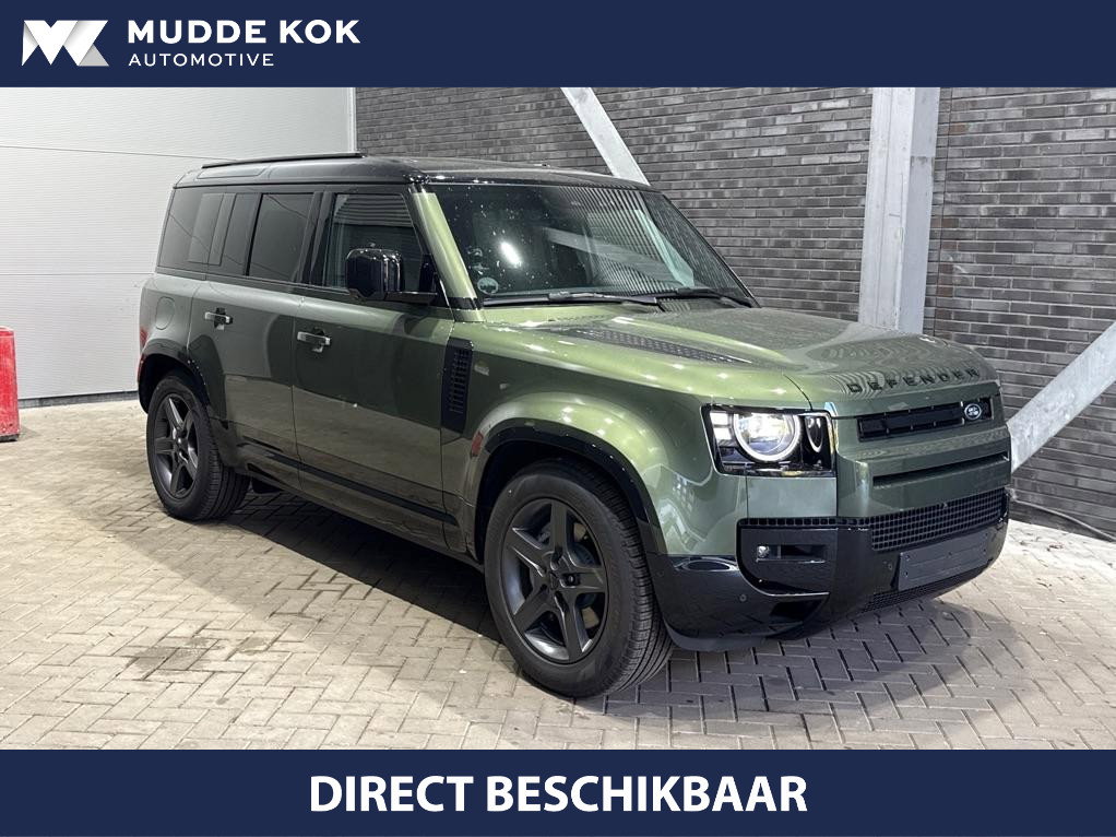 Land Rover Defender 2.0 P300e 110 X-Dynamic SE | FACELIFT | Luchtvering | ClearSight | Black Pack | Panoramadak | Trekhaak | 360° Camera | Koelbox | ACC