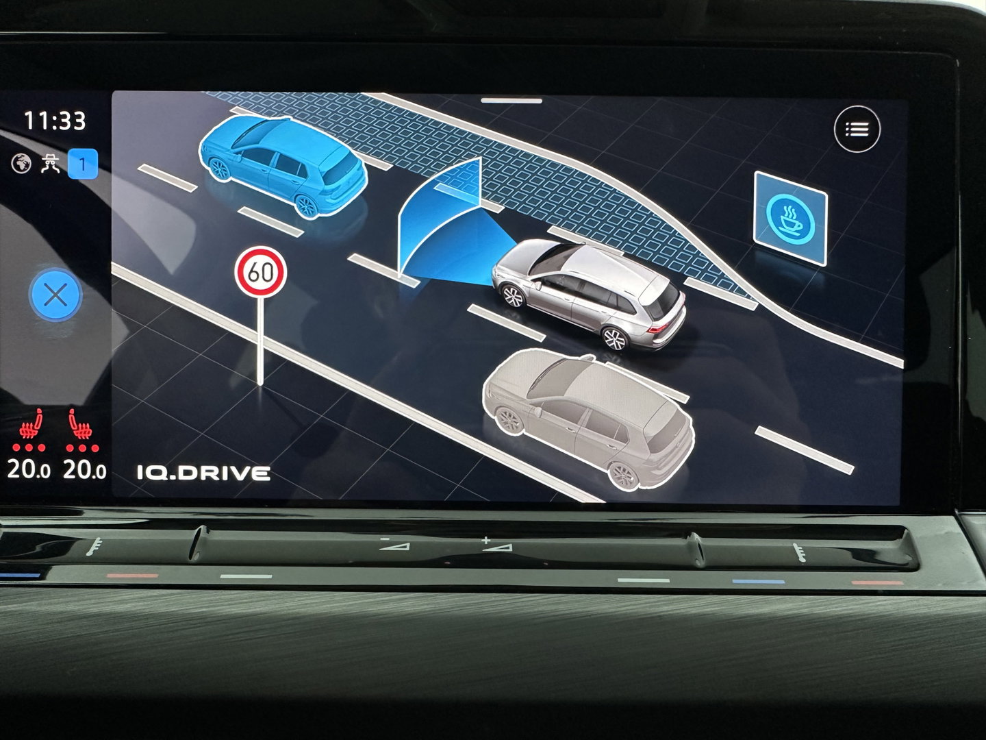 Volkswagen Golf Variant 2.0 TDI R-Line Business *(INCL. BTW) *AUT | PANO | MICROFIBRE | ADAPTIVE-CRUISE | DIGI-COCKPIT | HEATED-SPORTSEATS | PRIVACY-GLASS | NAVI-FULLMAP | ECC | PDC | 17''ALU*