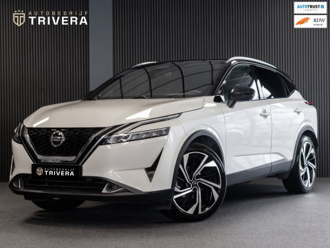 Nissan QASHQAI 1.3 MHEV X-TRONIC TEKNA PLUS 4WD l SoH 95% l CAM 360° l LEDER l PANO l 1ste eig.l AUT l Dealer onderh.l BTW Auto